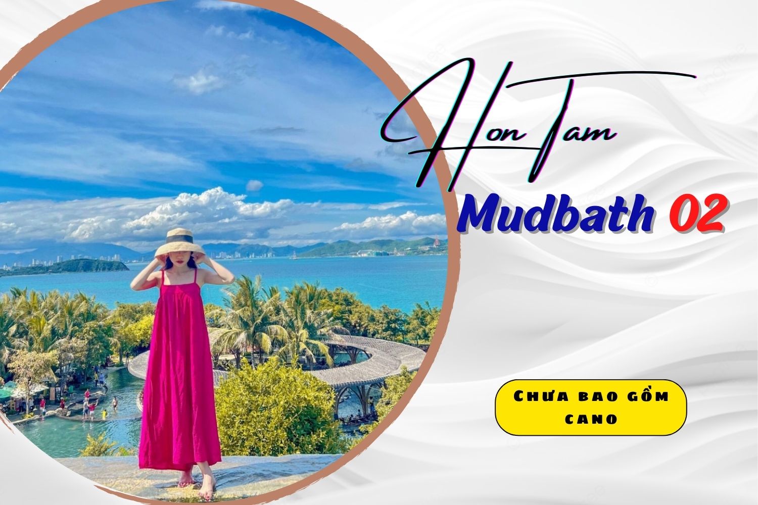 Tắm bùn Hòn Tằm gói 02 - Buffet trưa 1 tắm bùn hòn tằm gói 02